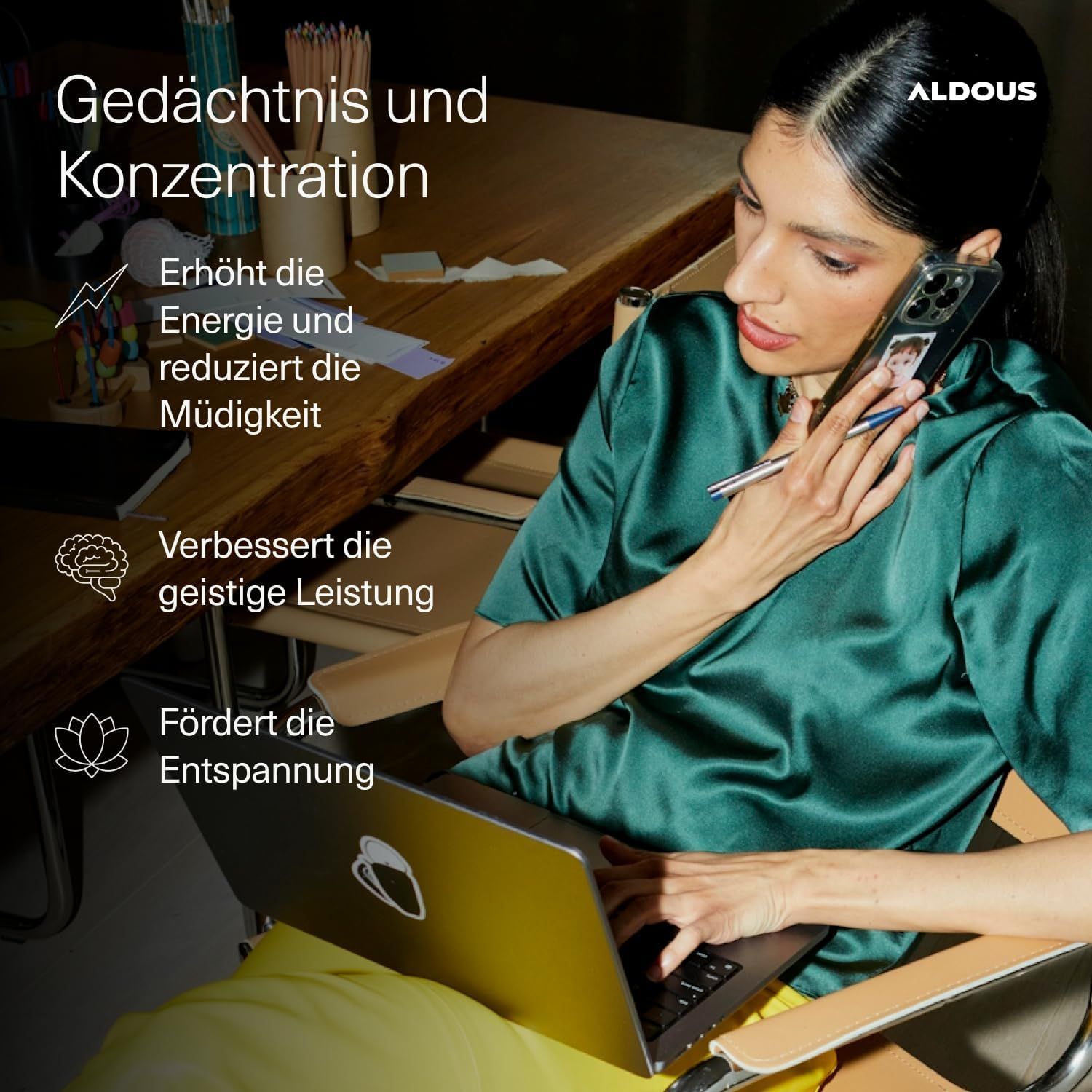 Aldous Natürliches Nootropic Kapseln