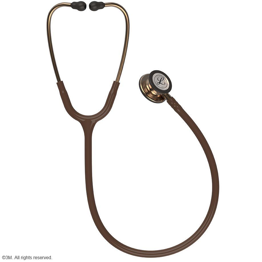 3M Littmann CLASSIC III Monitoring Stethoskop Kupfer Edition, Schlauch braun