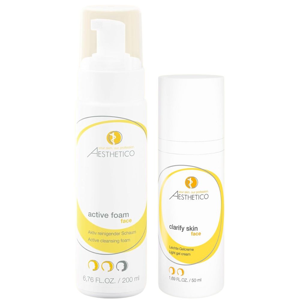 Aesthetico Sparset Active Foam + Clarify Skin