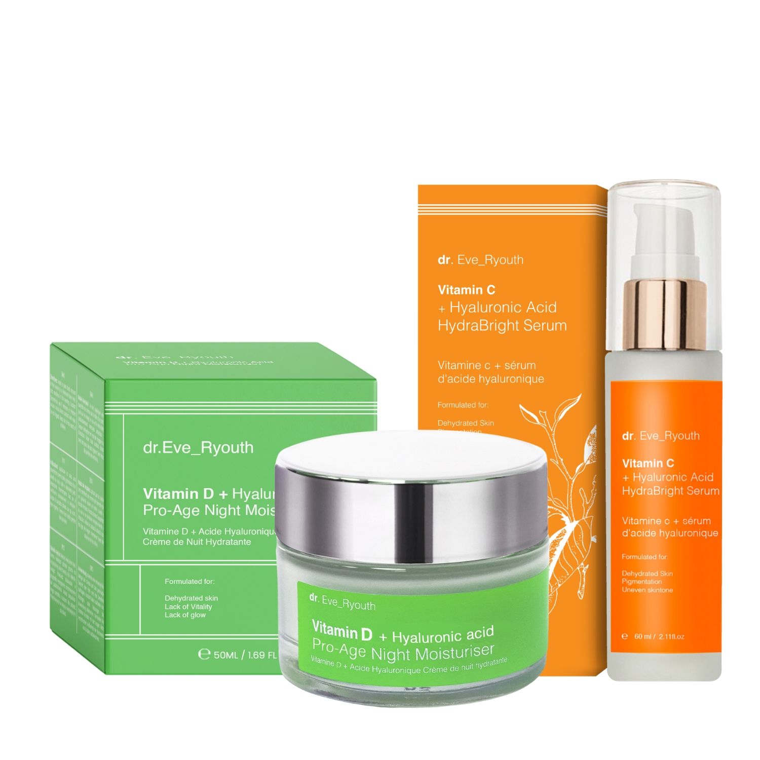 Dr. Eve_Ryouth Vitamin C + D Hydration Glow Set 1 St