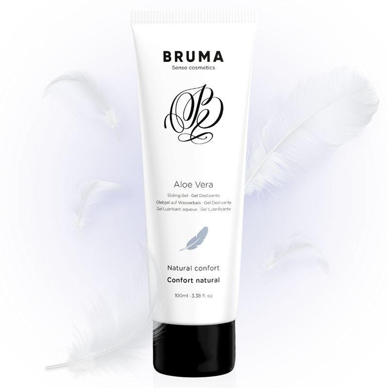 Aloe Vera Gleitgel | wasserbasiert, lange Gleitfähigkeit | Bruma 100 ml