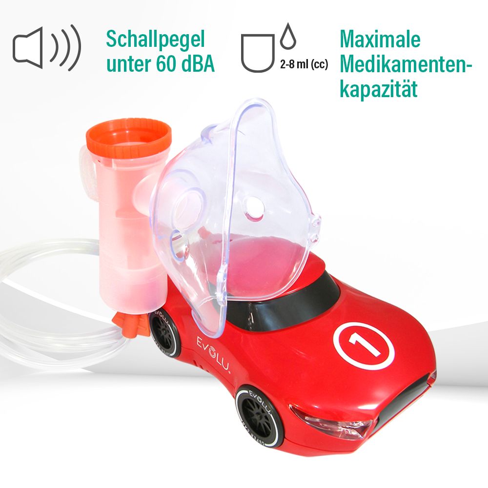 EVOLU SUPER CAR Kinder Kompressor-Inhalator
