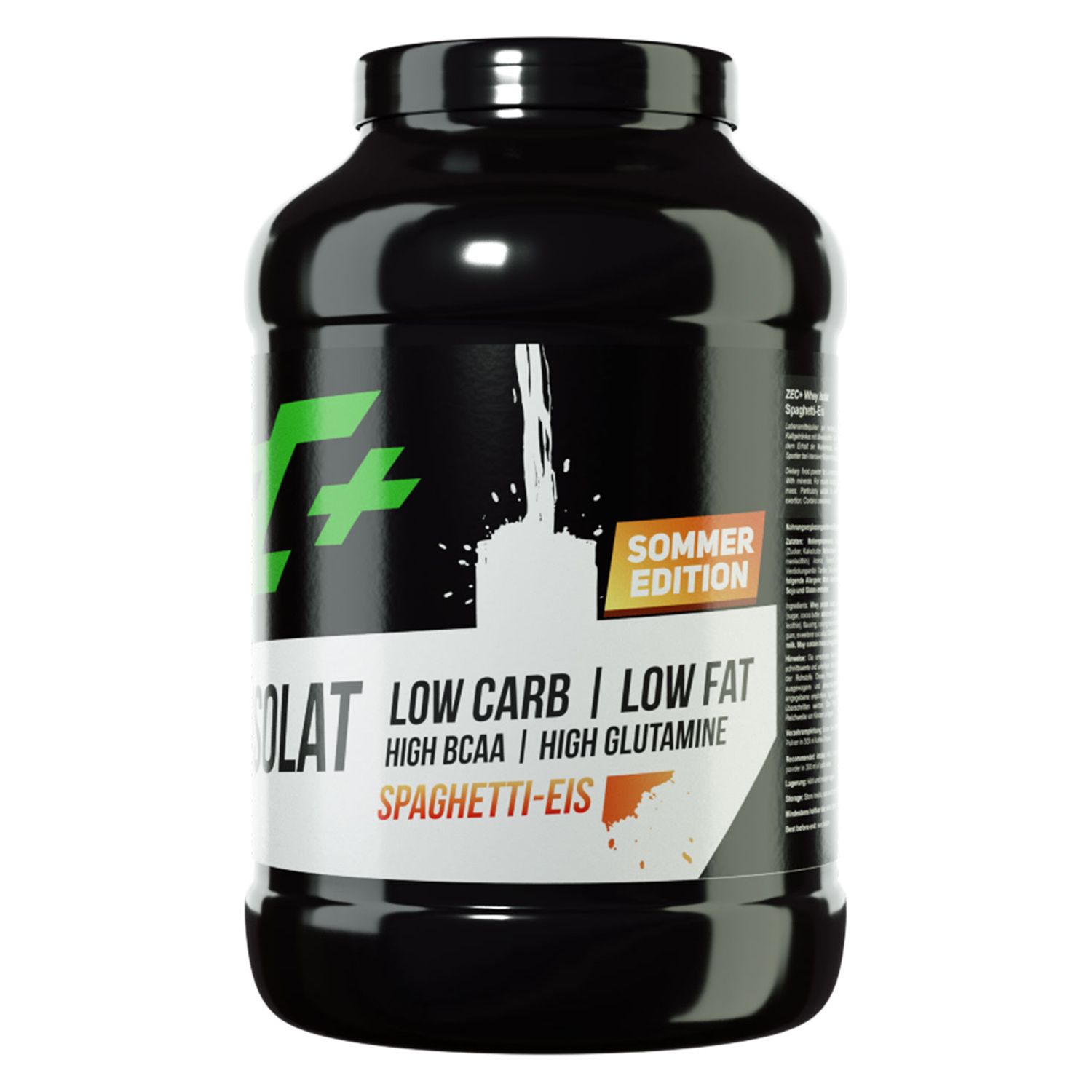 ZEC+ WHEY ISOLAT Protein/ Eiweiß Spaghetti Eis