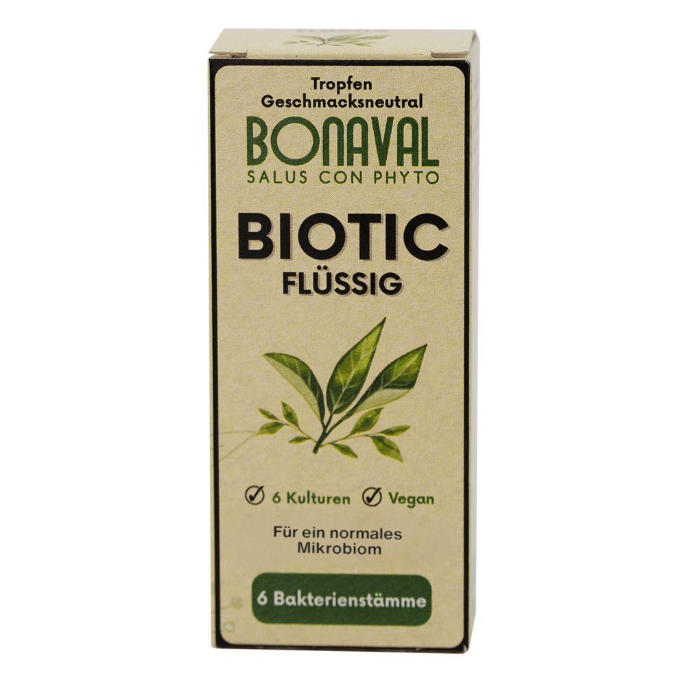 BONAVAL Biotic flüssig 20 ml -  Aufbauende, grundlegende Darmflorakulturen, geschmacksneutral