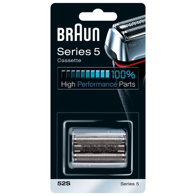 Braun - Ersatzscherkopf "Series 5 - 52S Cassette" in Silber