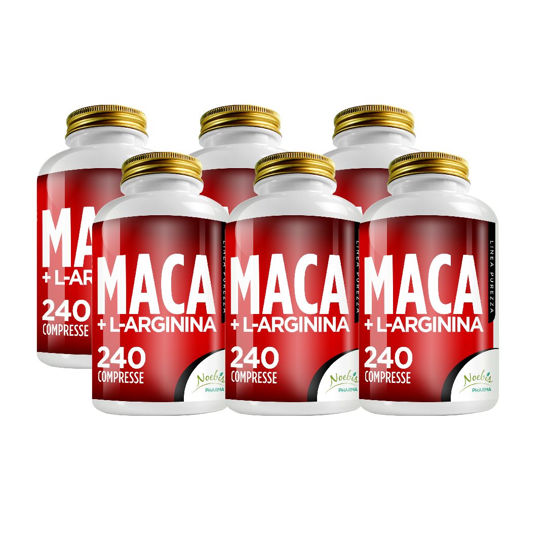 Noebis Pharma Maca 4:1 + L-Arginina – 240 Compresse