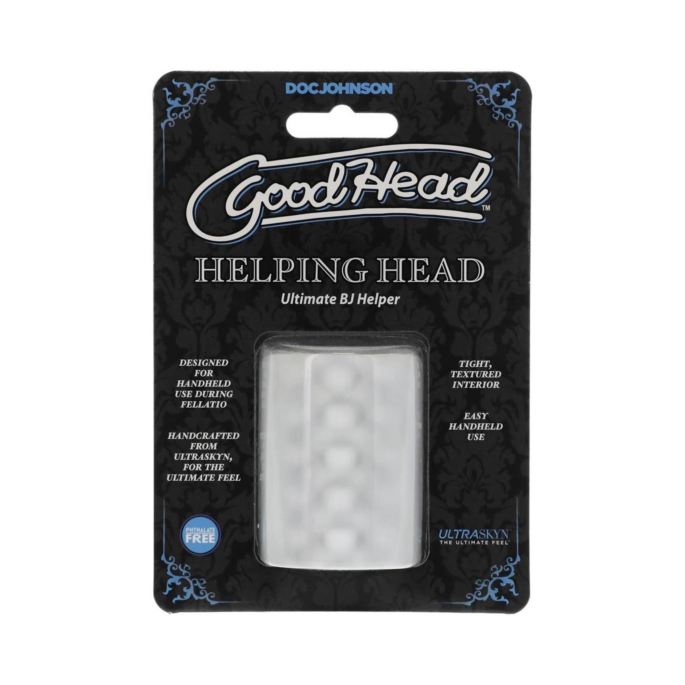 Doc Johnson - Helping Headasturbator Sleeve - Frost