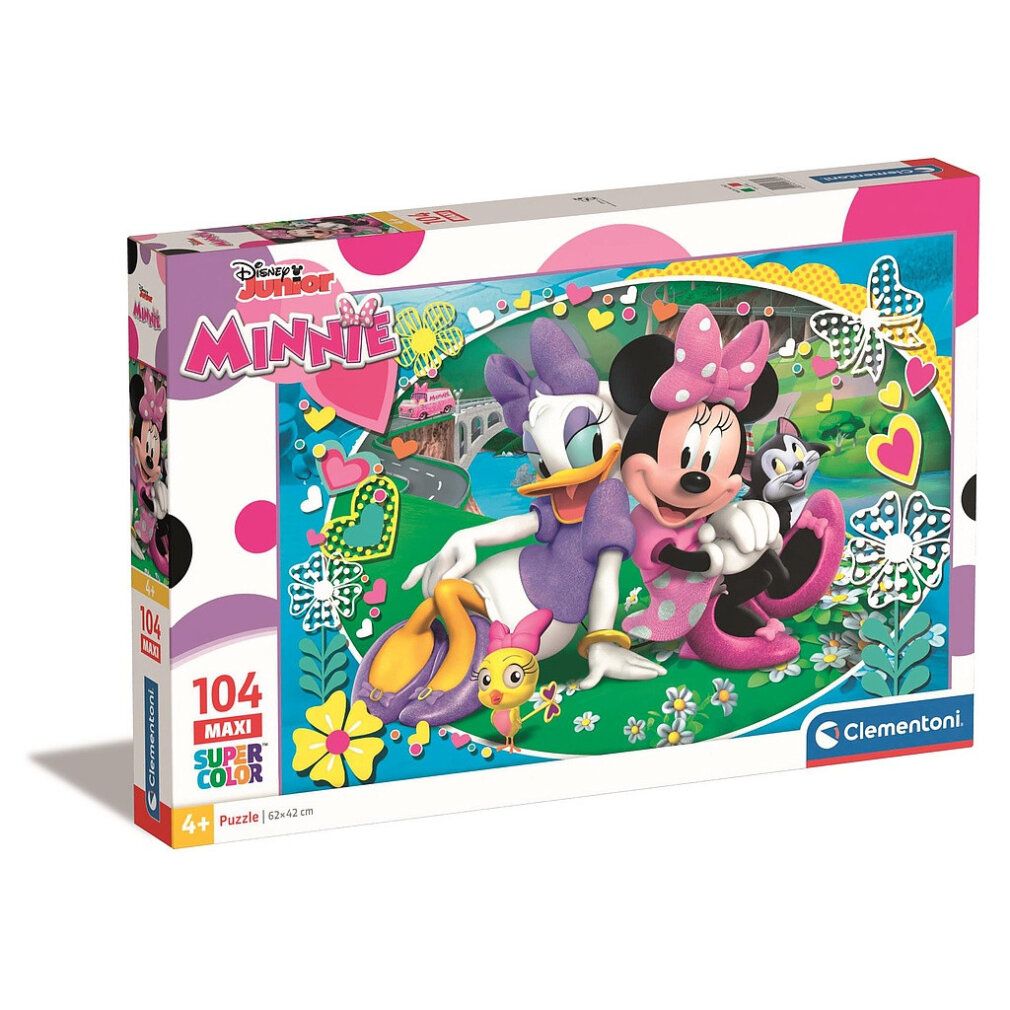 clementoni Puzzle Minnie und Daisy: Auf einem Ausflug maxi 104 Teile 1 ...