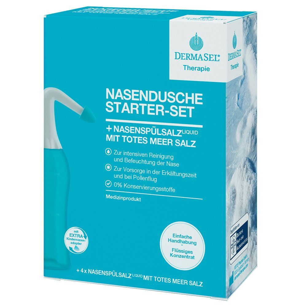 DERMASEL® Therapie Totes Meer Nasendusche Starter-Set