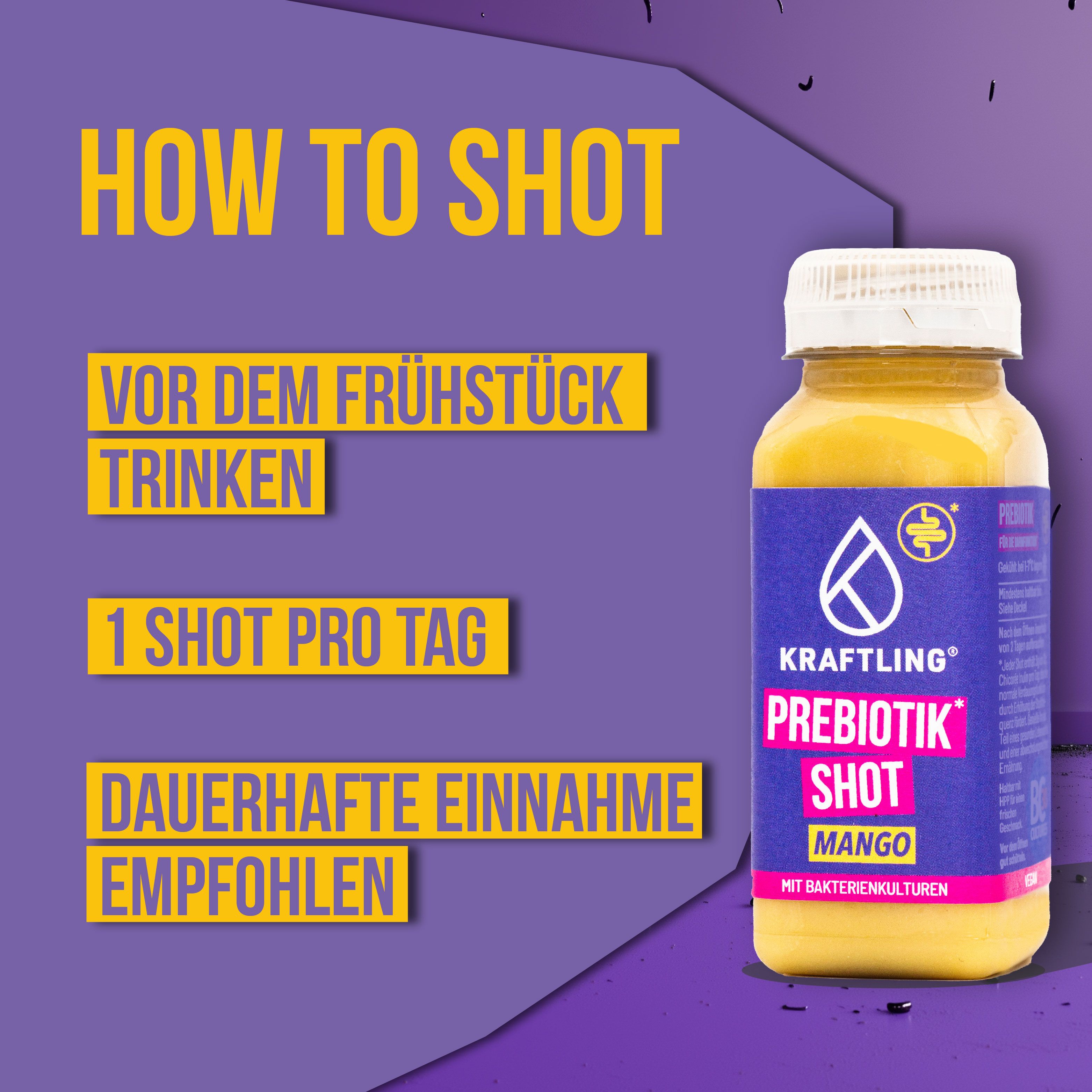 Kraftling Prebiotik Shot  Mango