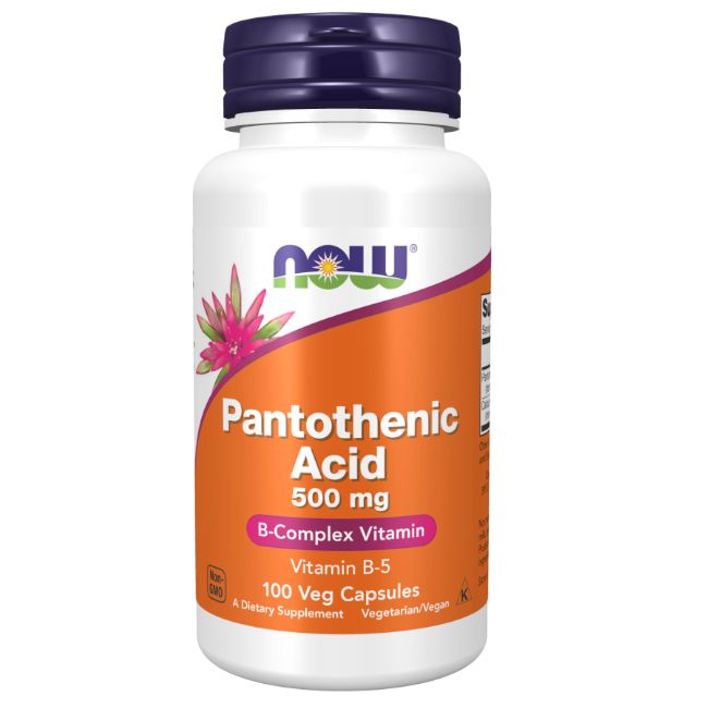 Now Foods Pantothensäure 500 mg 100 Pc