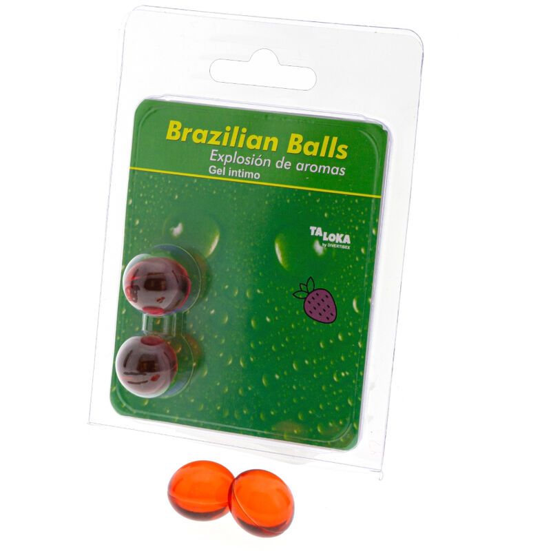Taloka - Brasilianische Kugeln Erdbeere 2 St