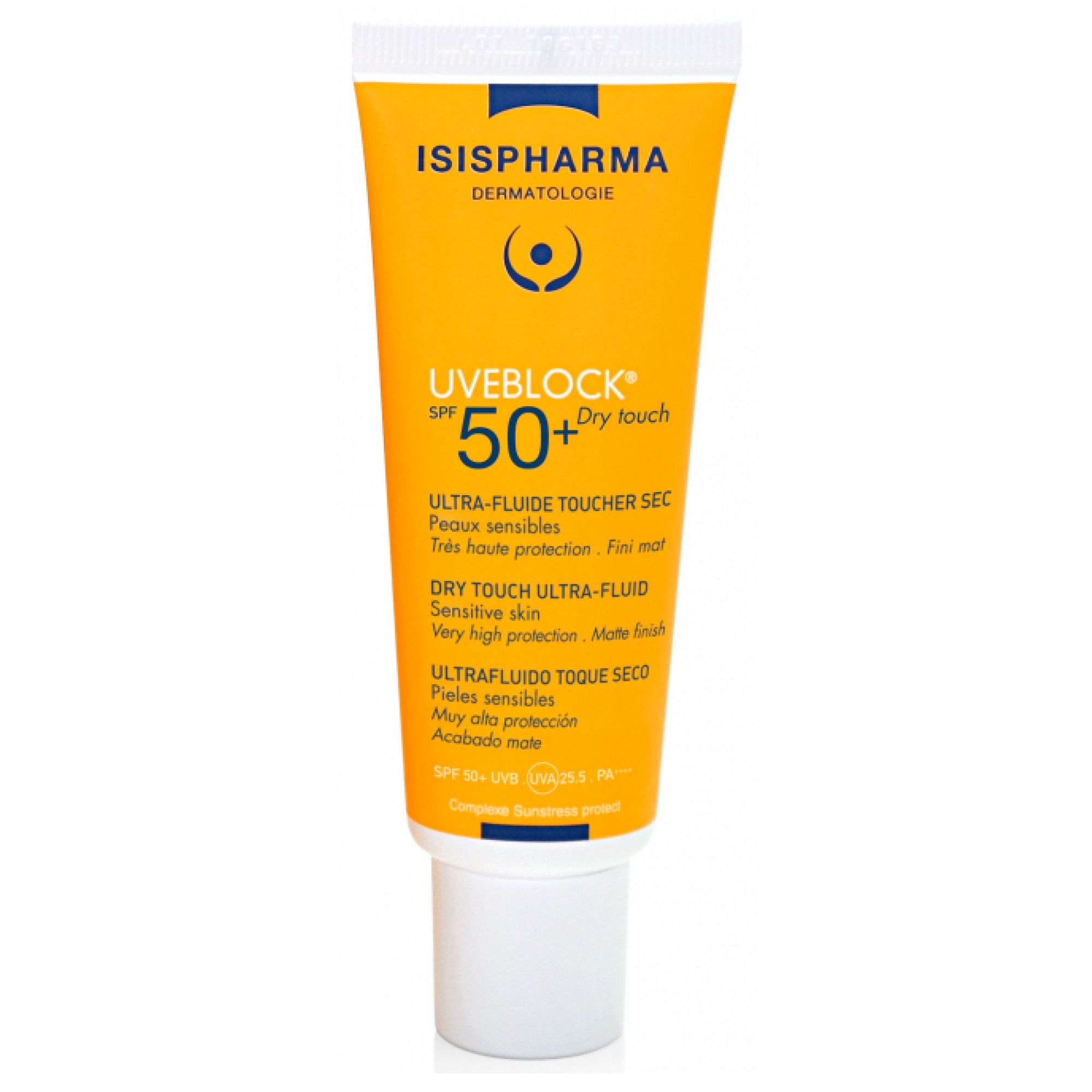 Isispharma Uveblock Ultra-Fluid Trockener Tastsinn Spf50+ 5,3x3,3x13,2 cm