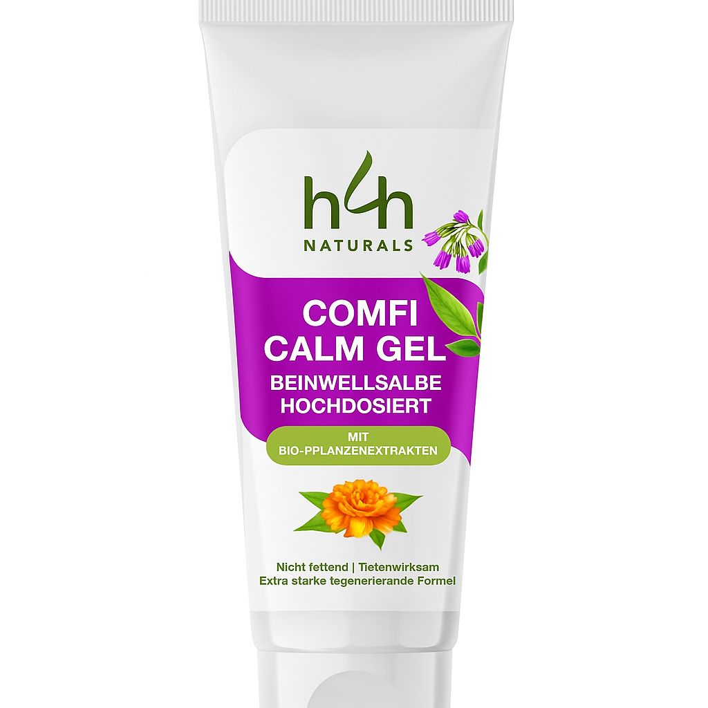 H4H Naturals® Beinwell & Ringelblume Salbe 200 ml Gel