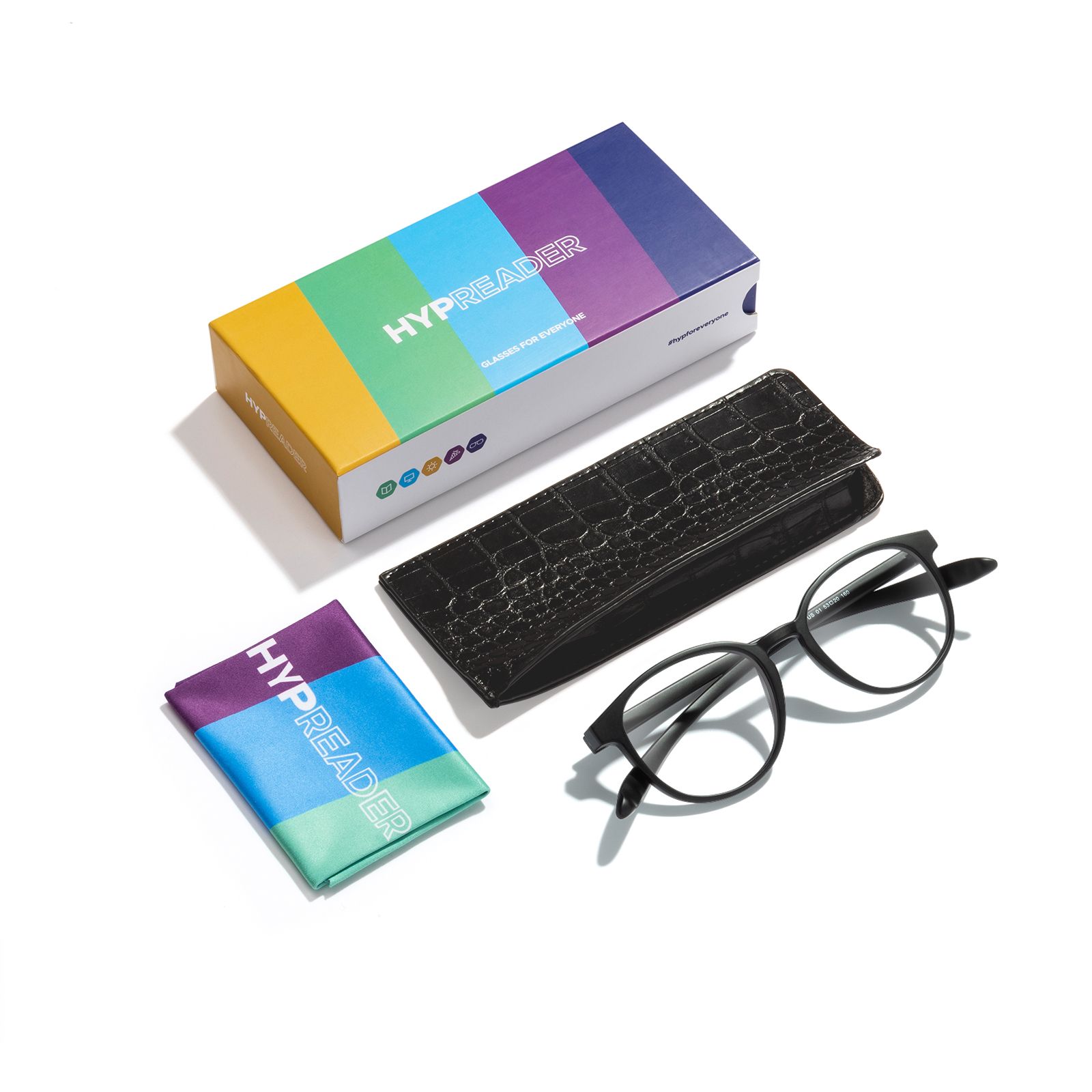 HYPREADER Blaulichtfilterlesebrille Lupus Stärke +1.00