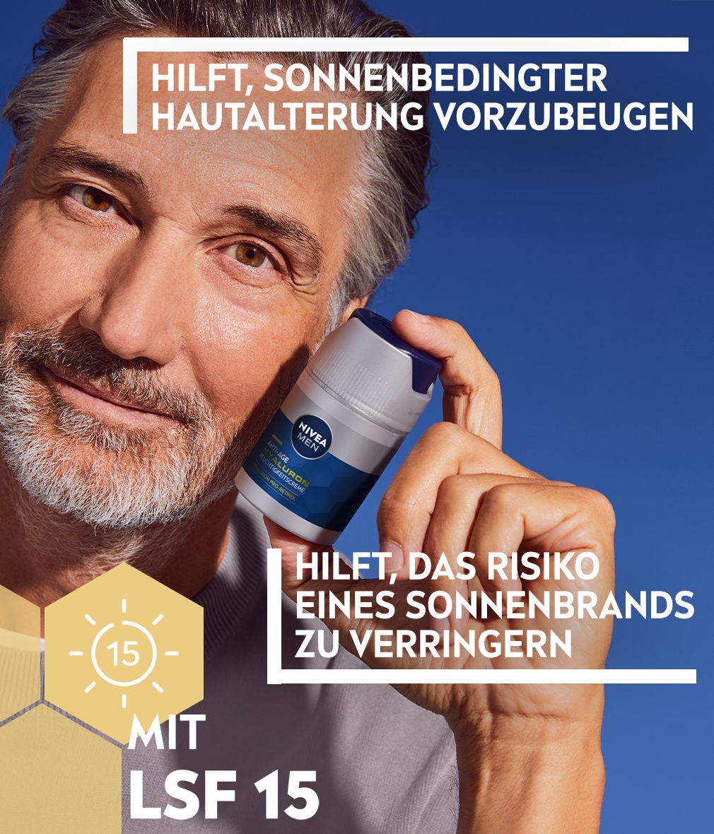 NIVEA MEN Anti-Age Hyaluron Gesichtspflege Creme