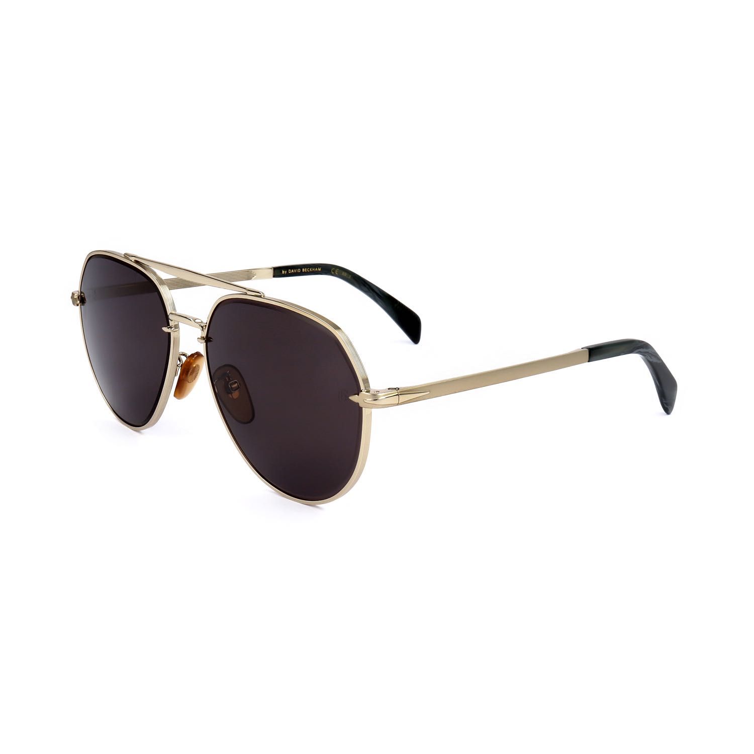 David Beckham occhiali da sole uomo DB 7037/G/S gold-coloured
