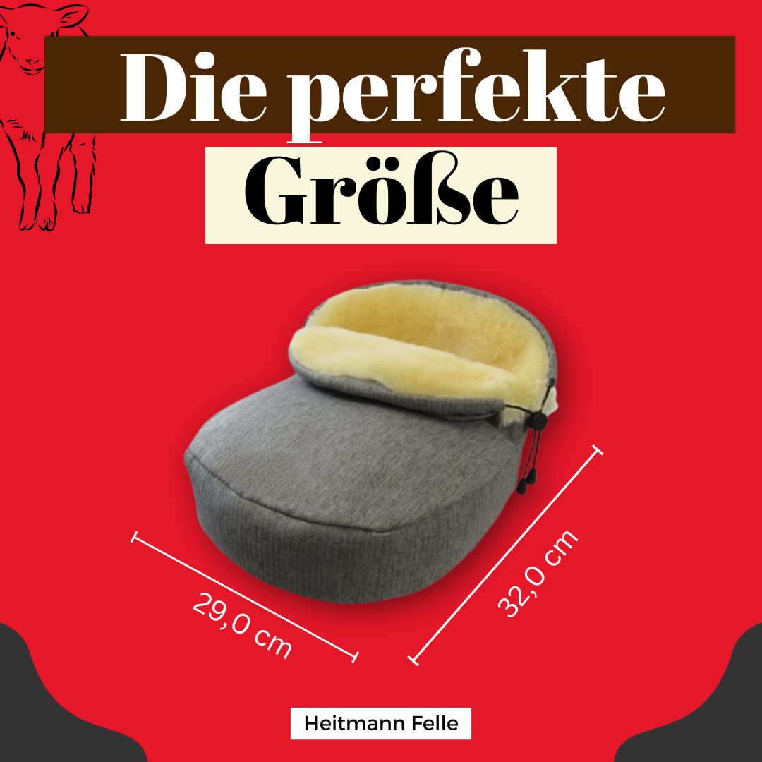 Heitmann Felle Lammfell Fußwärmer