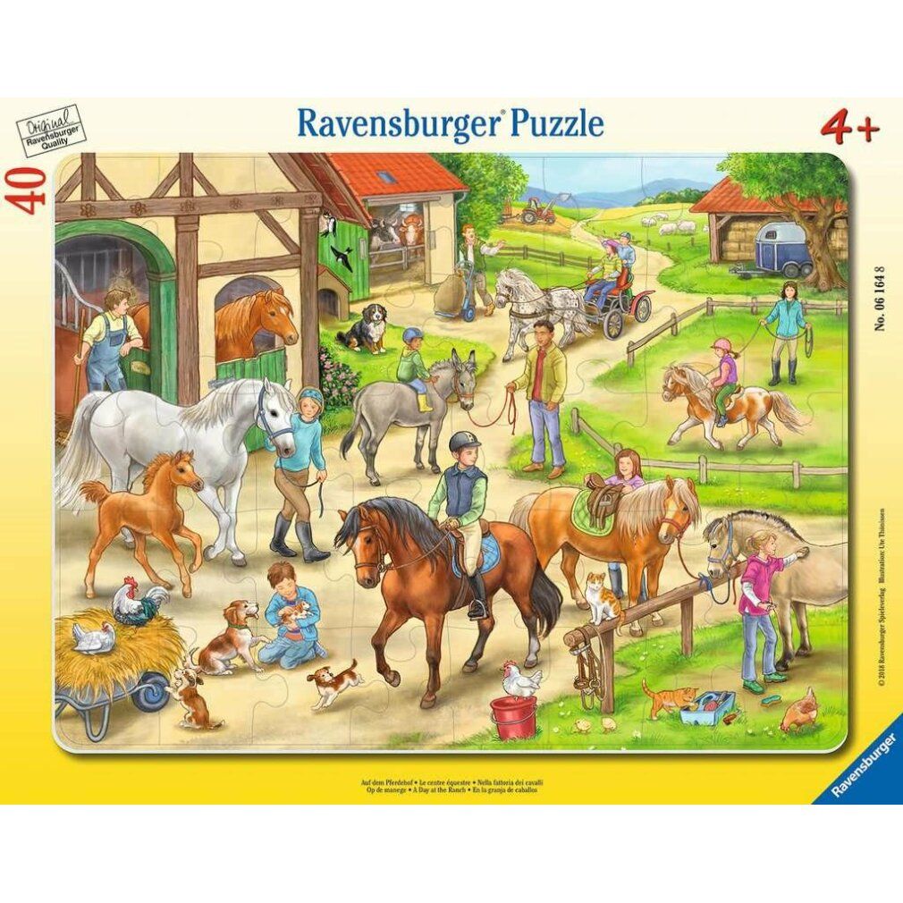ravensburger Tag auf der Ranch-Puzzle 40 Teile
