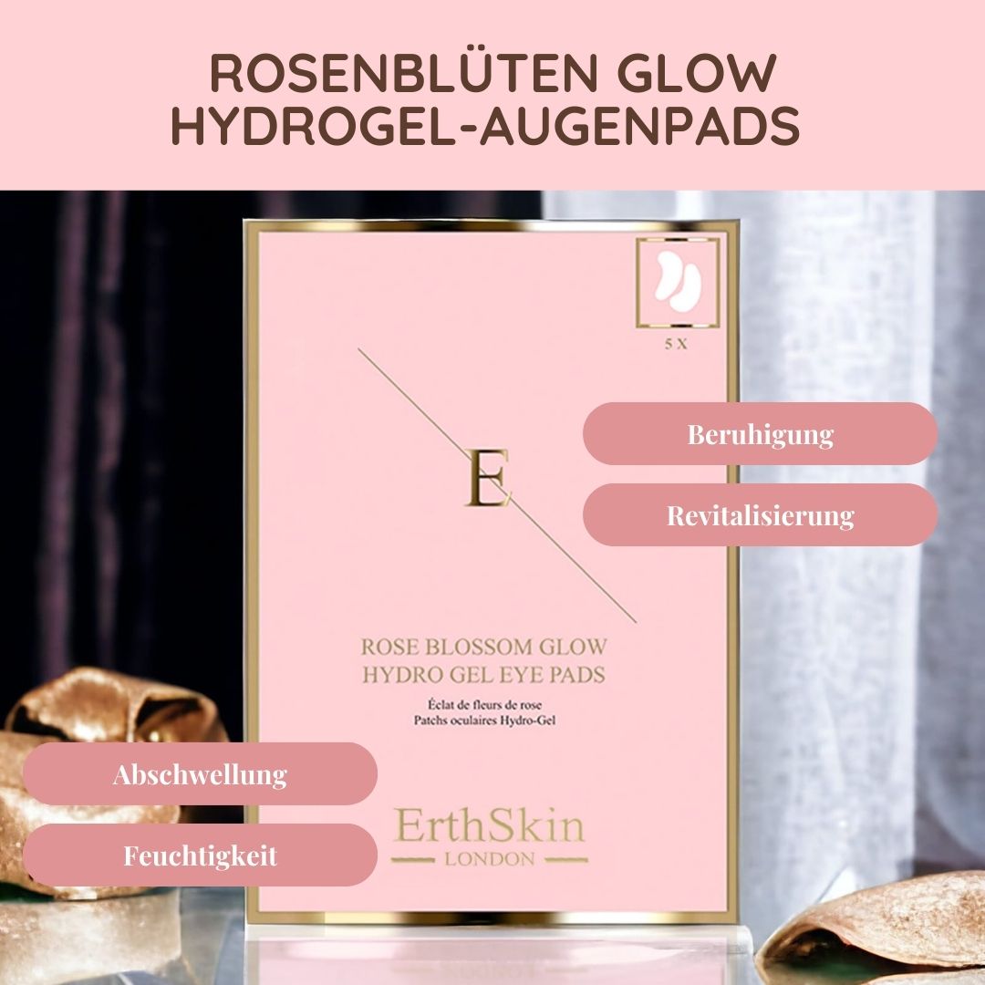 ErthSkin London Rose Blossom Glow Hydro-Gel-Augenpads