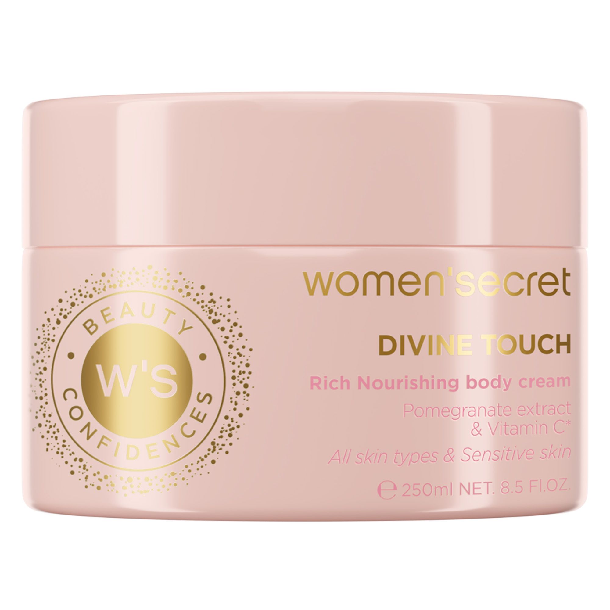 women'secret Beauty Confidences Divine Touch Body Cream Feuchtigkeitsspendende Körpercreme 250 ml Creme
