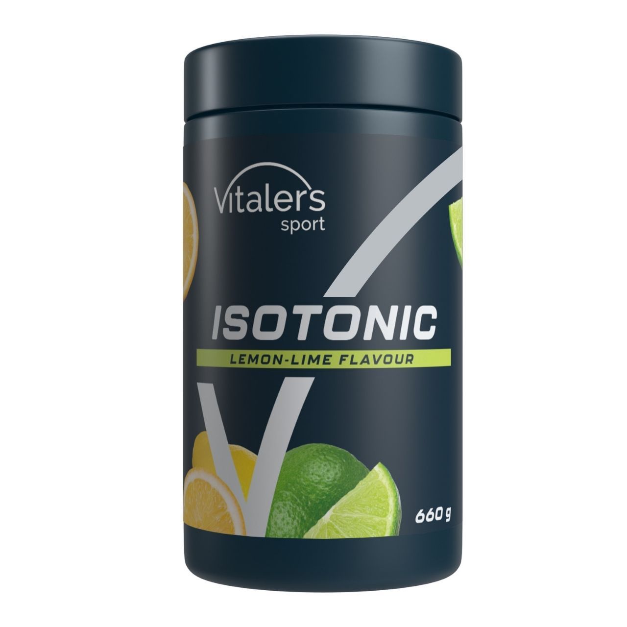 Vitaler's Sport Isotonisch Elektrolytpulver – 660 g, 30 Portionen (Zitrone-Limette) g Pulver