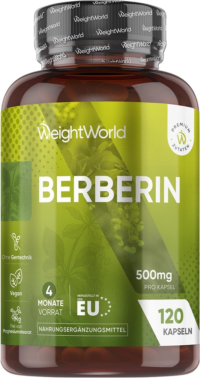 WeightWorld Berberin Hochdosiert V2602-8169 120 St