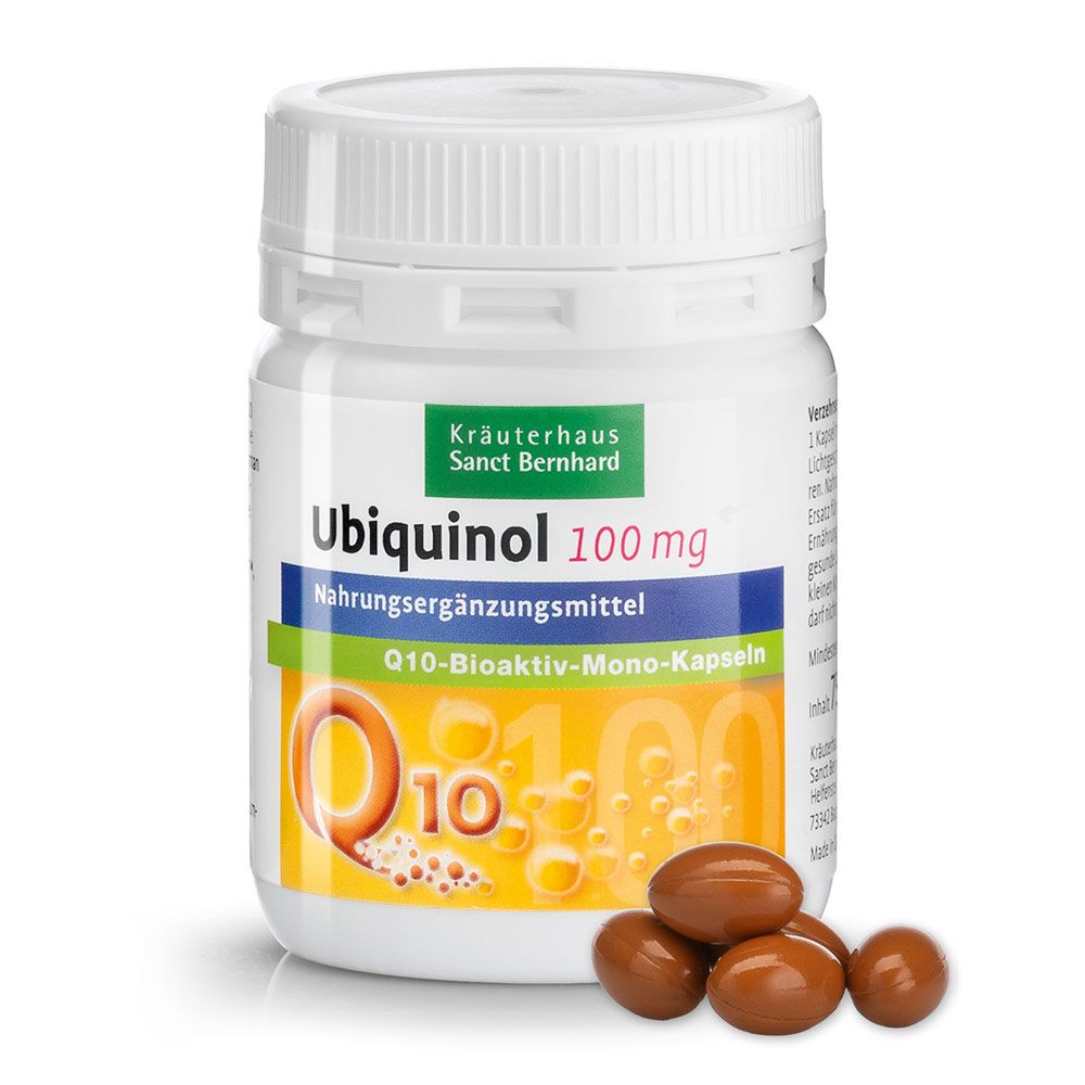 Sanct Bernhard Ubiquinol 100 mg Q10-bioaktiv-Mono-Kapseln 75 St Kapseln