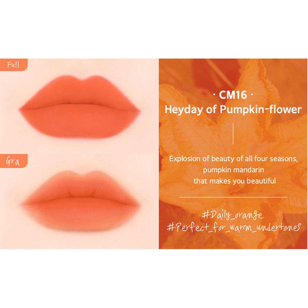 BLACK ROUGE Cream Matt Rouge 3 Liquid Lipstick CM 16 heyday of Pumpkin-flower