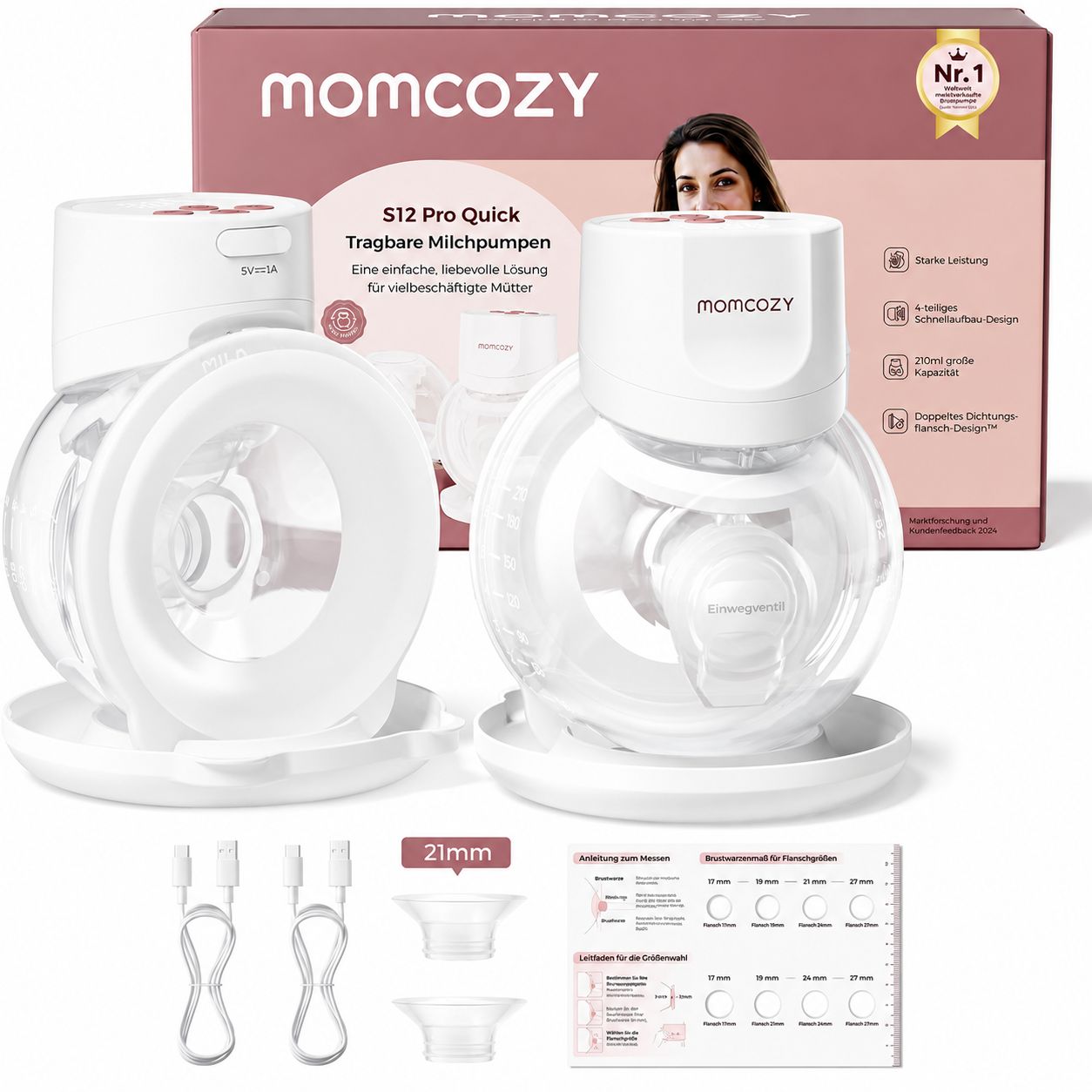 Tiralatte elettrico Momcozy S12 Pro Quick