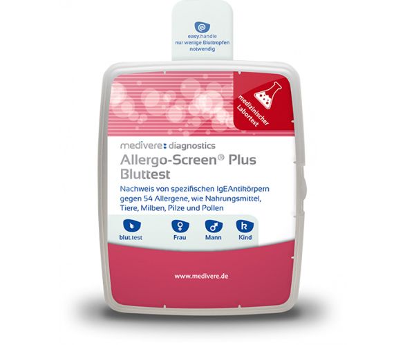 medivere diagnostics Allergo-Screen® Nahrungsmittel plus Bluttest