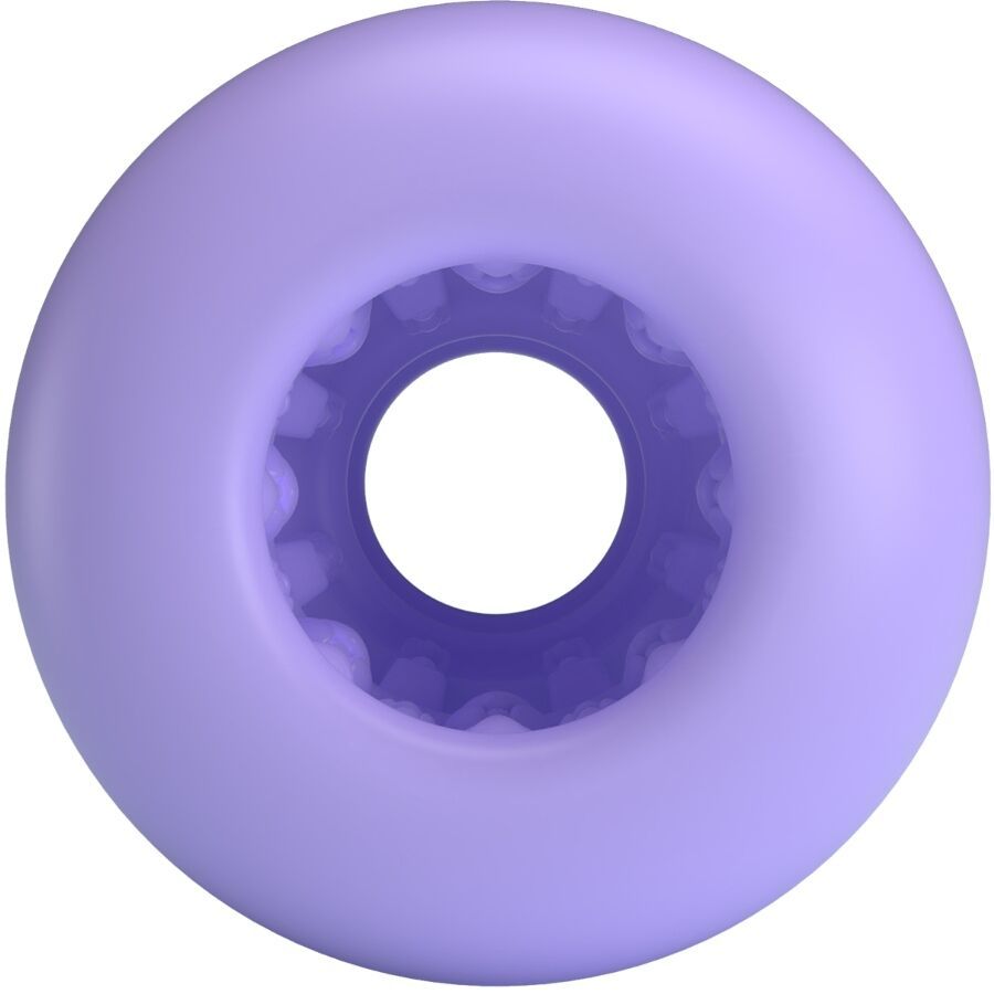 Lila Masturbator. Ringförmig mit innerer Struktur. Glatte äußere Oberfläche.