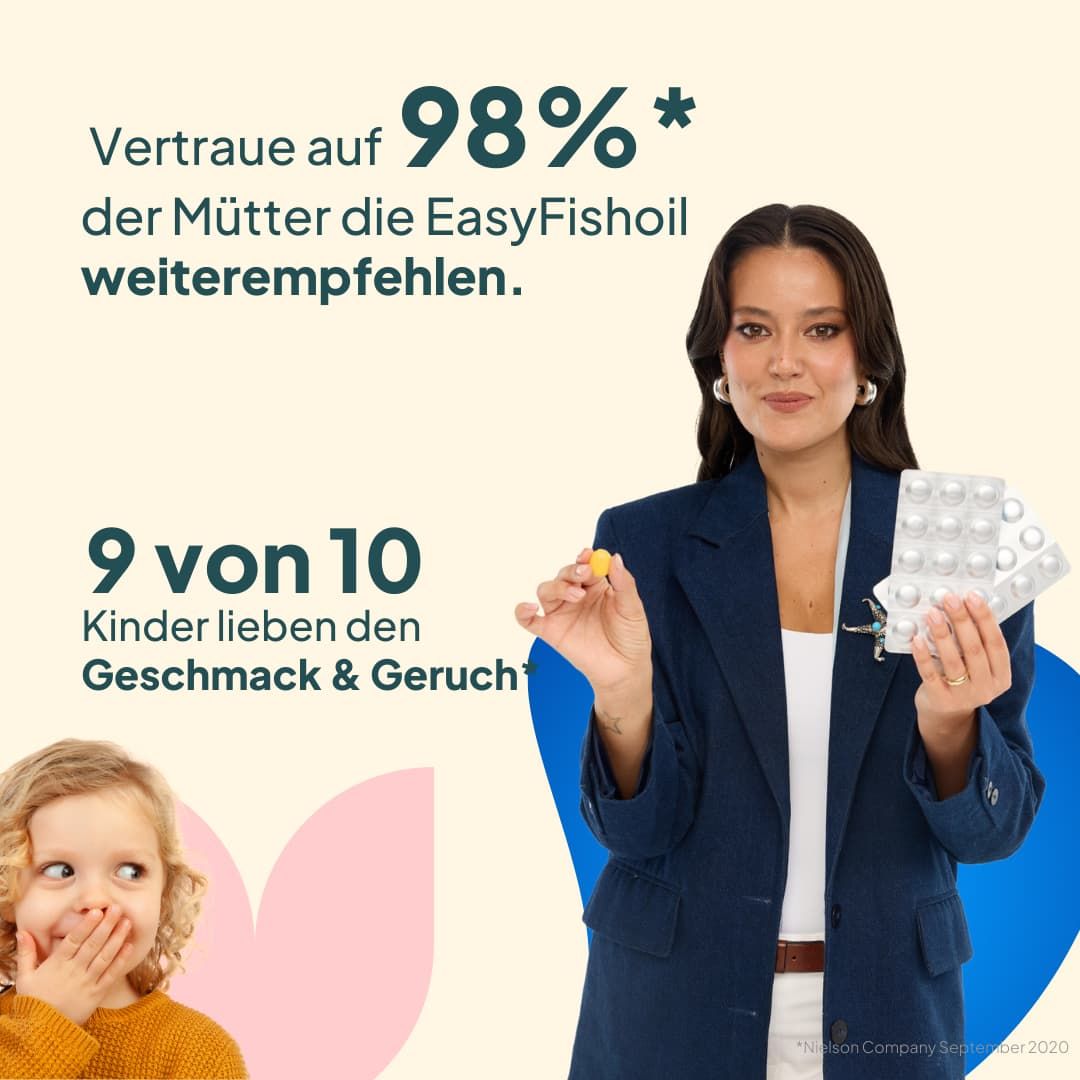 EasyFishoil - Omega 3 hochdosiert für Kinder mit Vitamin D