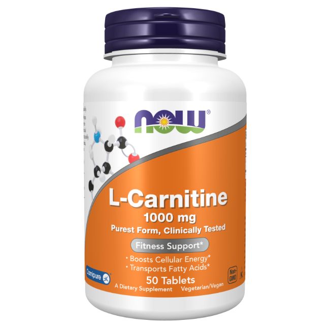 Now Foods L-Carnitin 1000 mg 50 Pc