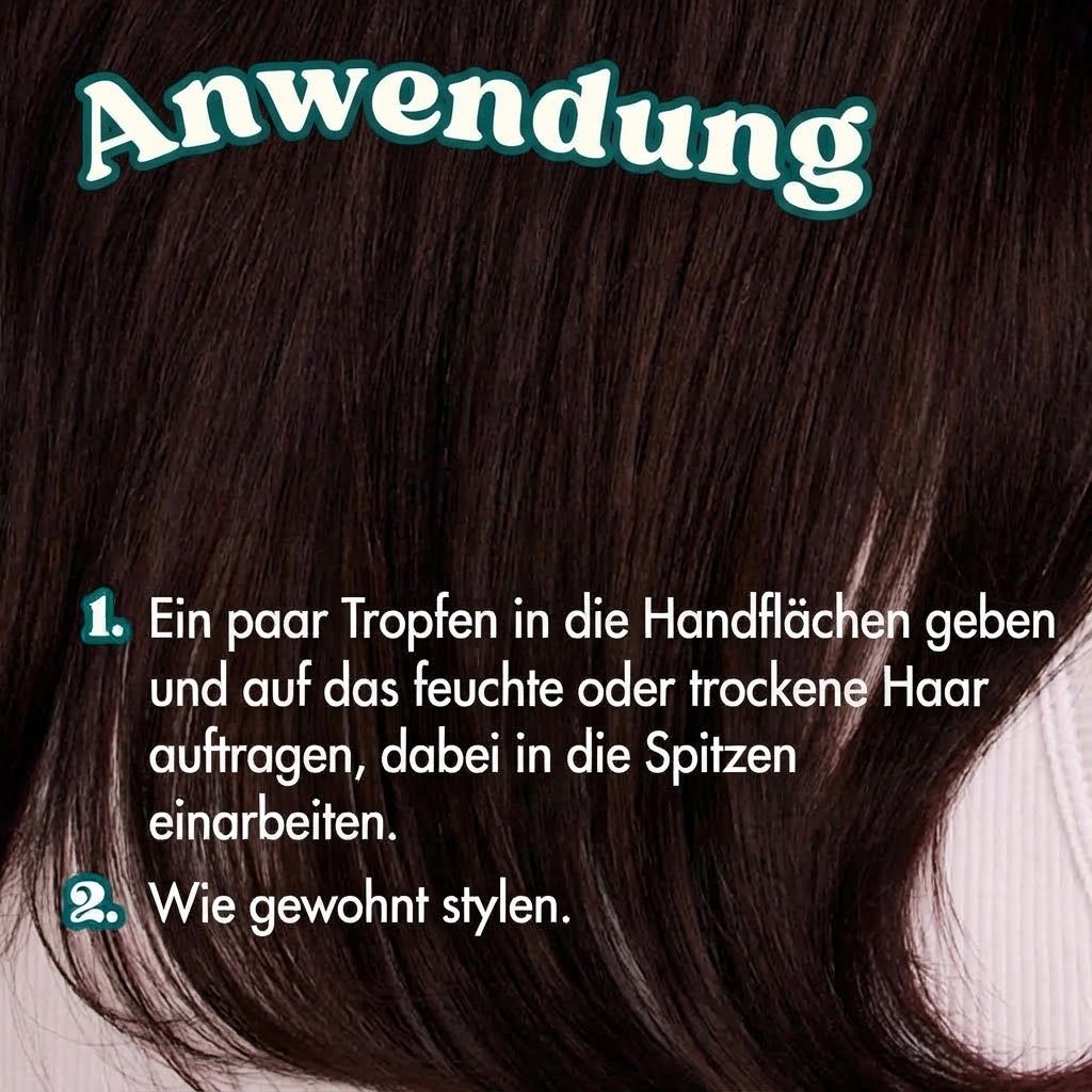 Hochwertiges Haaröl für glatteres, genährtes, geschütztes Haar.