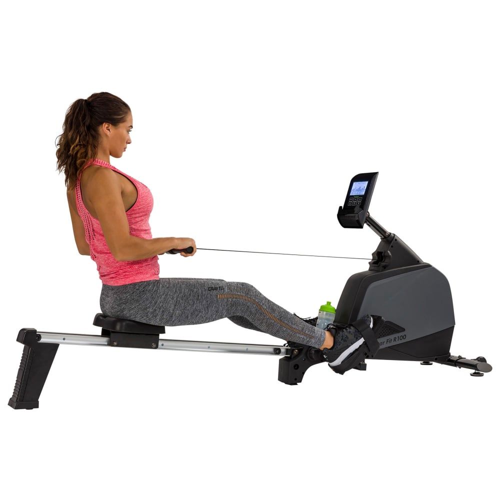 Sport-Knight® Premium Rudergerät mit LCD-Monitor, 24 Widerstände + 20 Programme