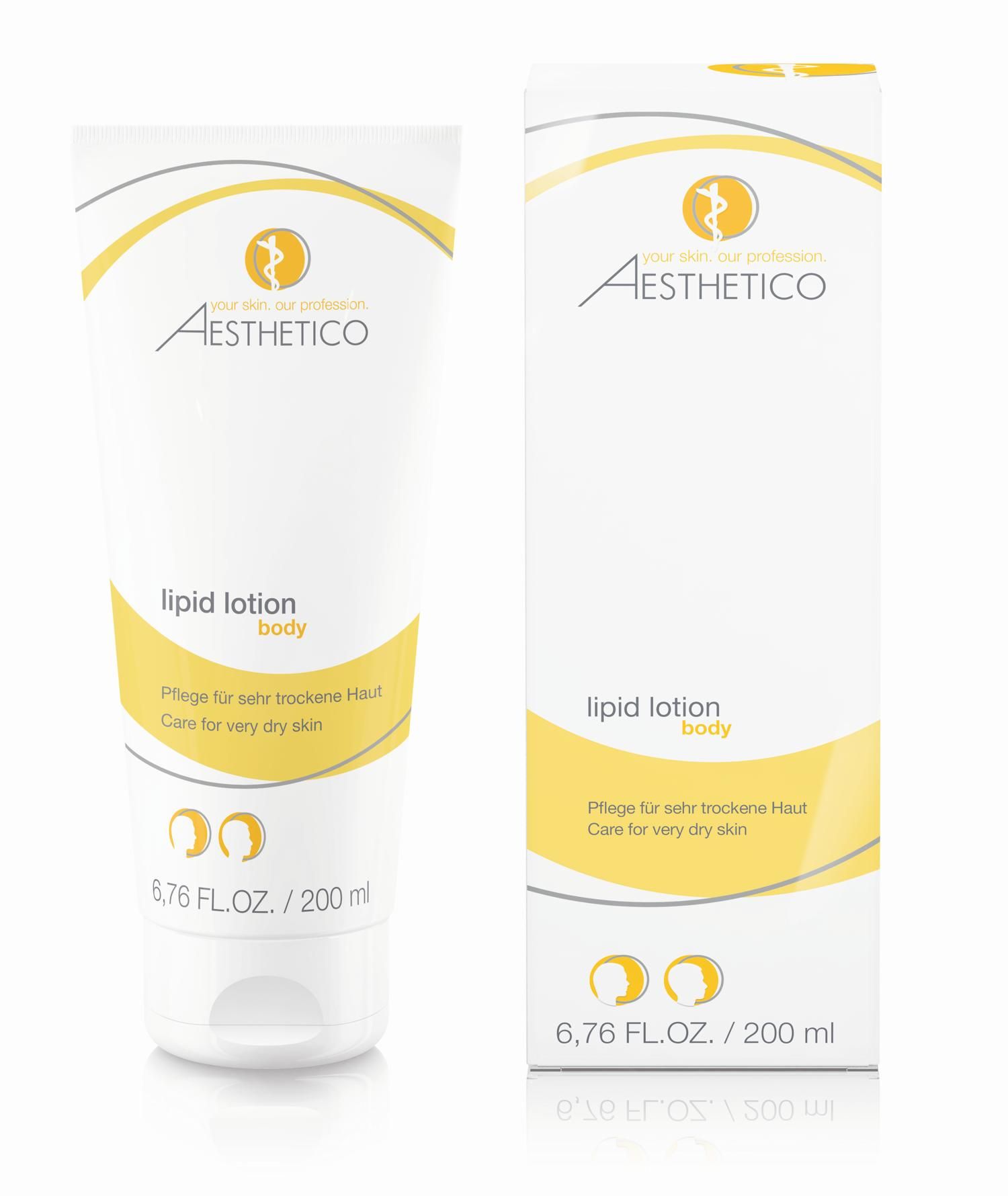 Aesthetico Lipid Lotion für den Körper 200 ml