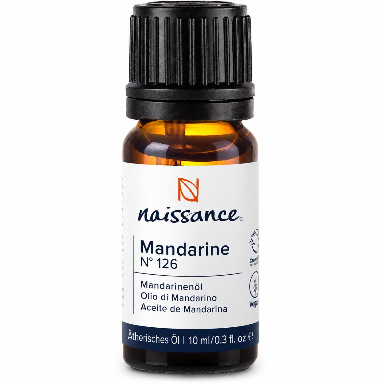 Mandarine ätherisches Öl Flasche von Naissance.