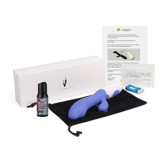 Lumunu Penisvibrator "Lustmolch" & stimulierendes Intimgel