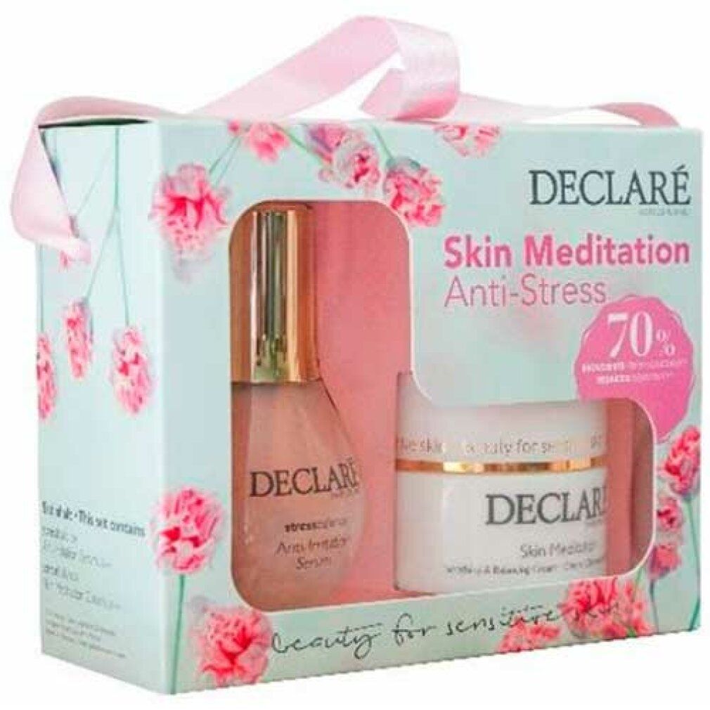 Declare Stress Balance Skin Meditation Set - Creme + Serum
