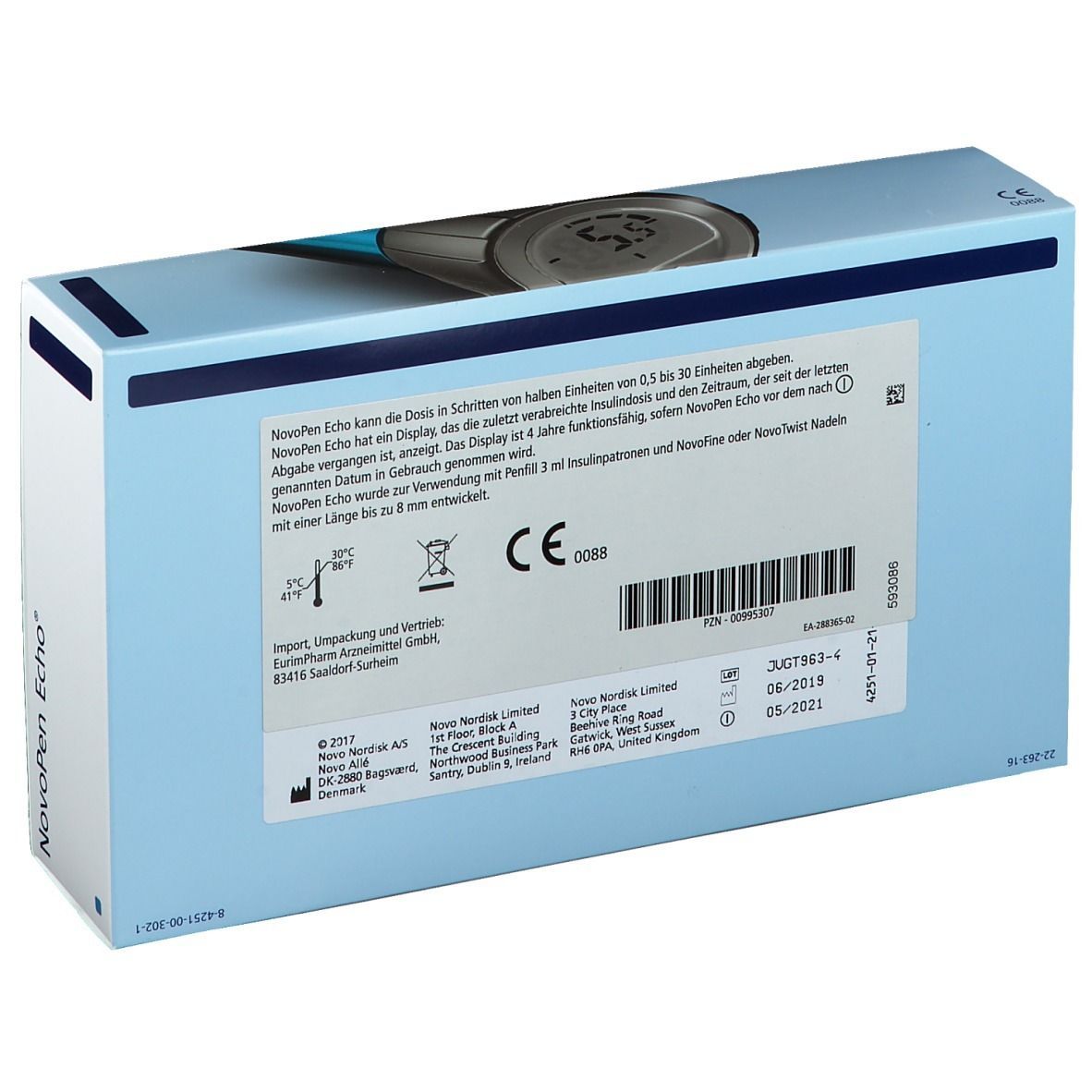 NovoPen® Echo Injektionsgerät blau