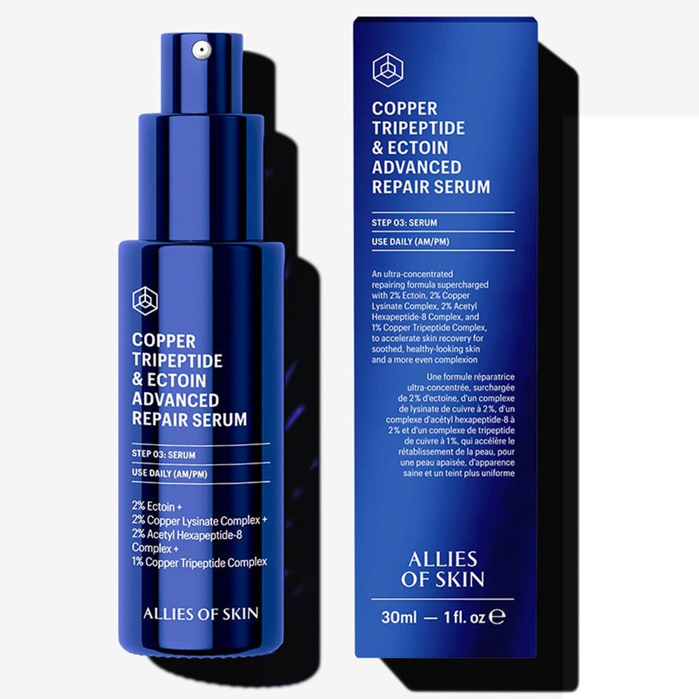 ALLIES OF SKIN Copper Tripeptide and Ectoin Advanced Repair Face Serum