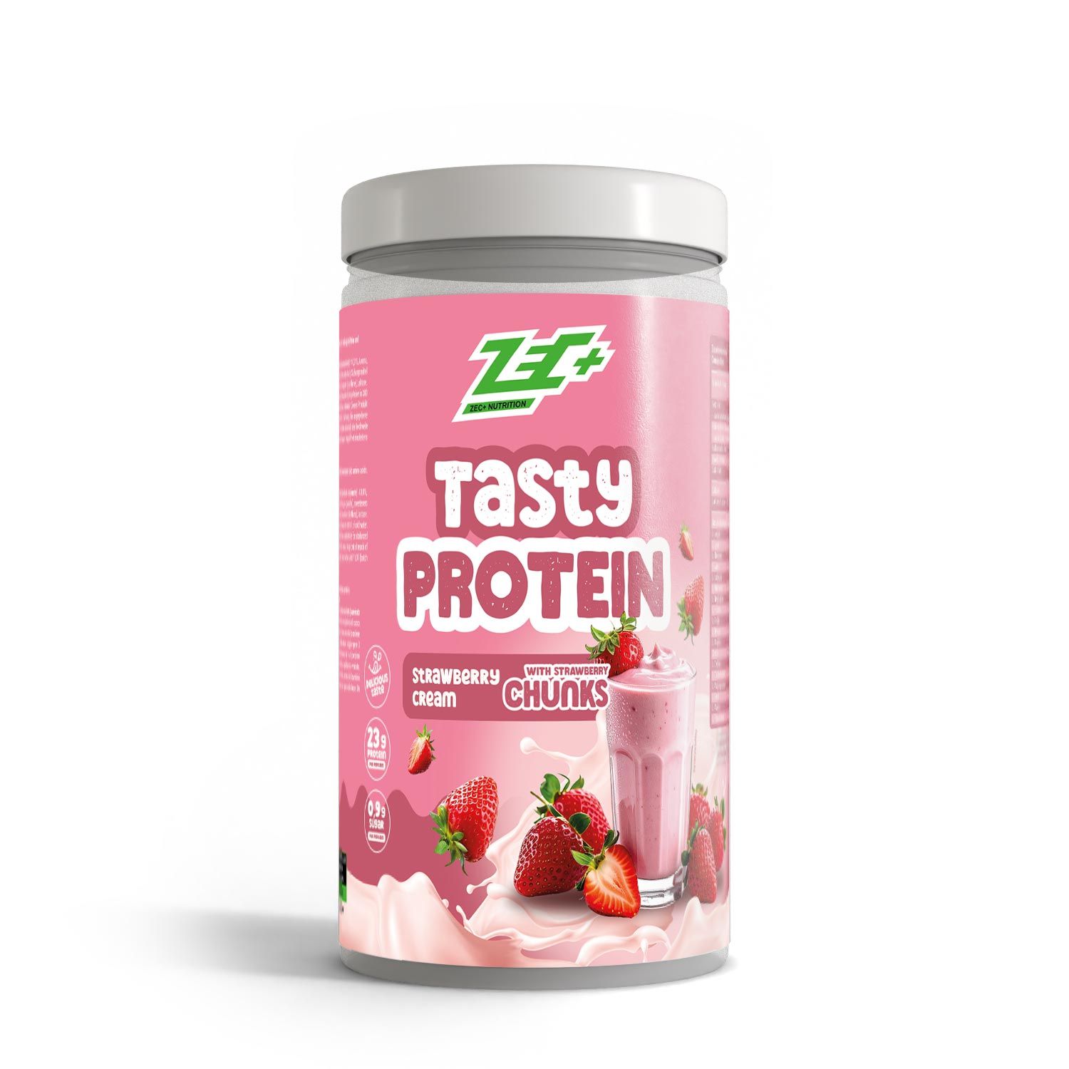 Zec+ Tasty Protein Strawberry Cream 450 g Pulver