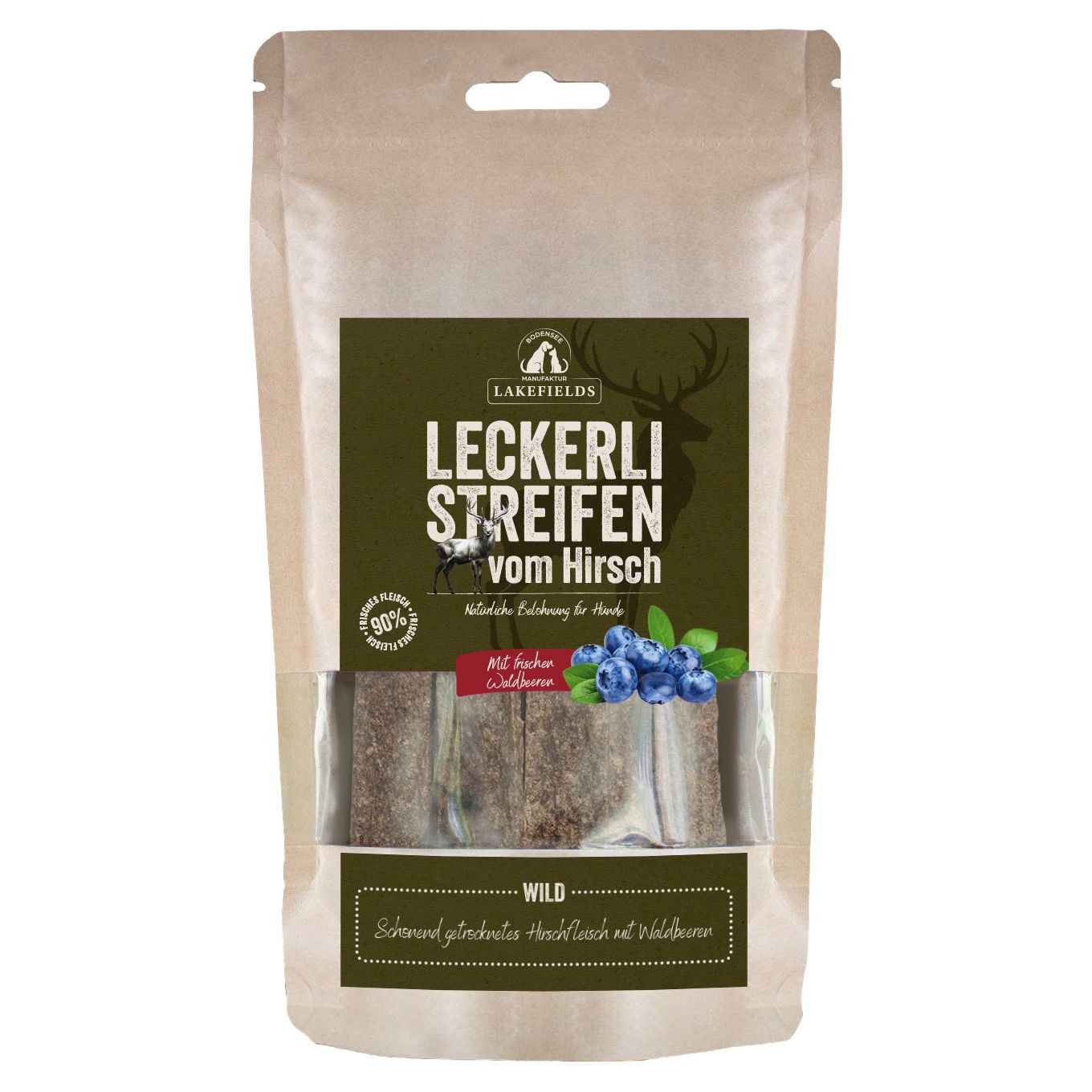 Lakefields - Trockenfleischstreifen Wild 150 g