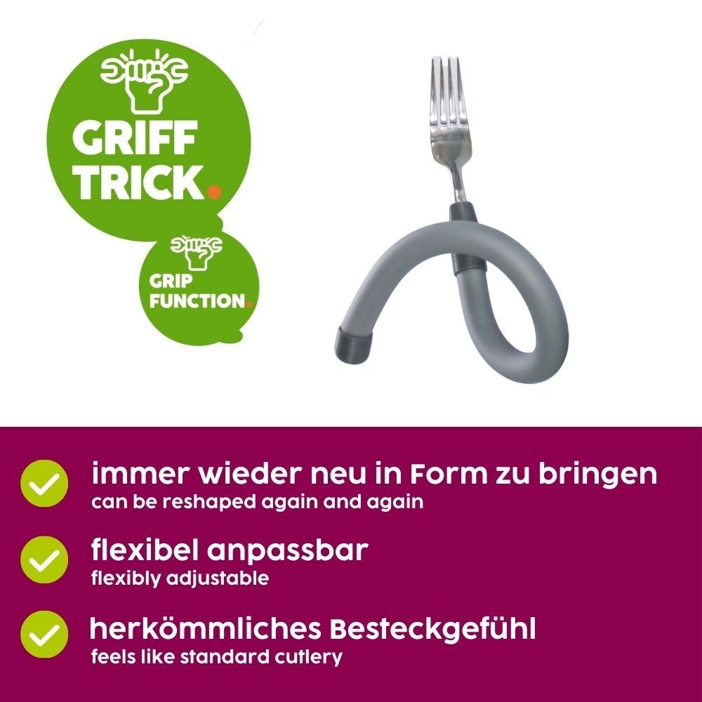 ORNAMIN Gabel mit biegsamem Griff