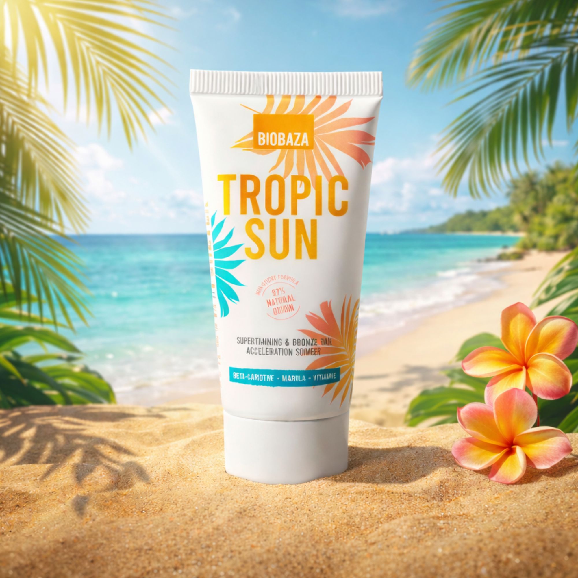 Biobaza Tropic Sun Bräunungscreme für einen natürlichen Teint