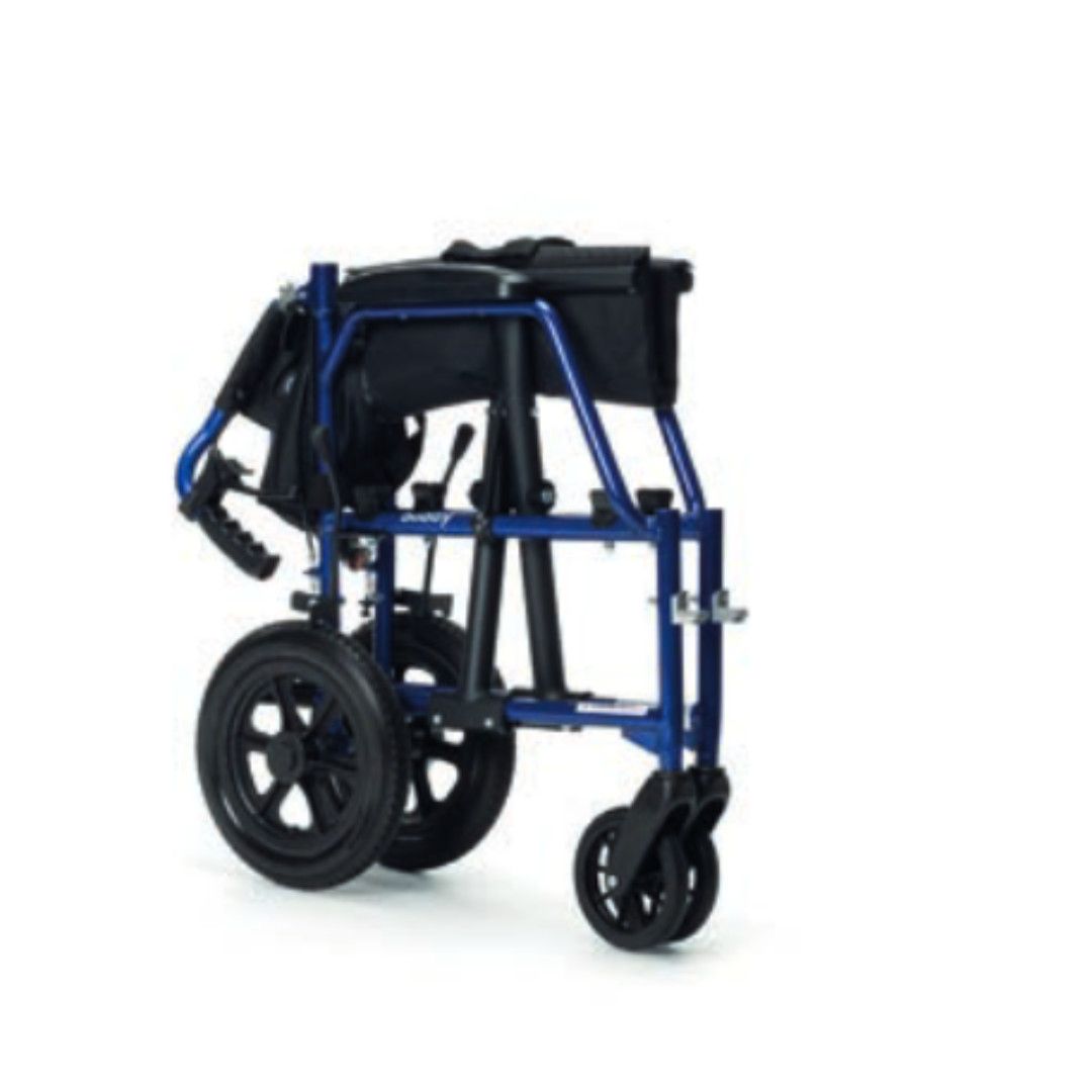 Vermeiren BOBBY Transportrollstuhl 42cm Sitzbreite, leichter Reiserollstuhl