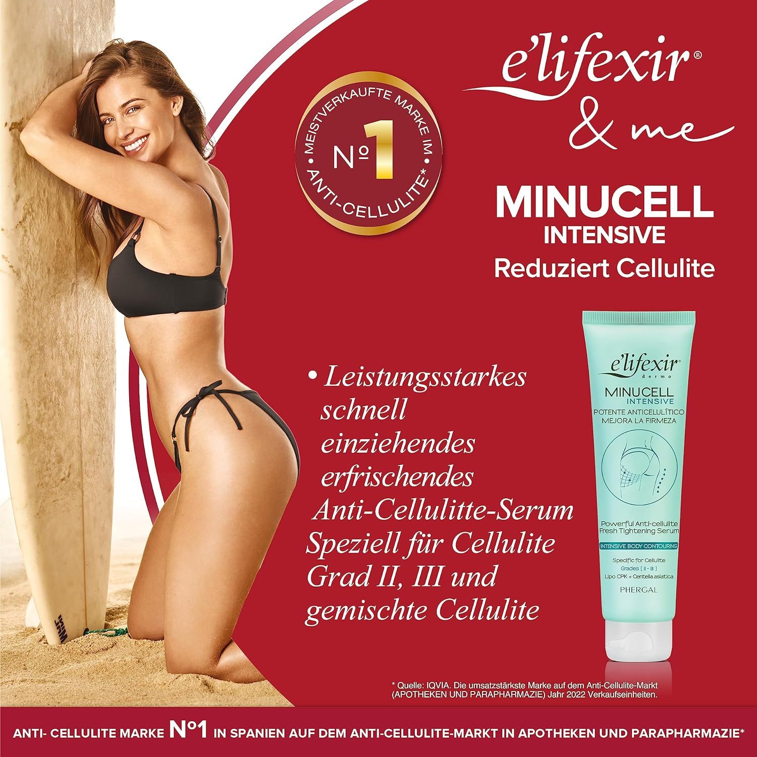 E'lifexir Minucell Intensive Ultra Powerful Anti Cellulite Serum 150 ml