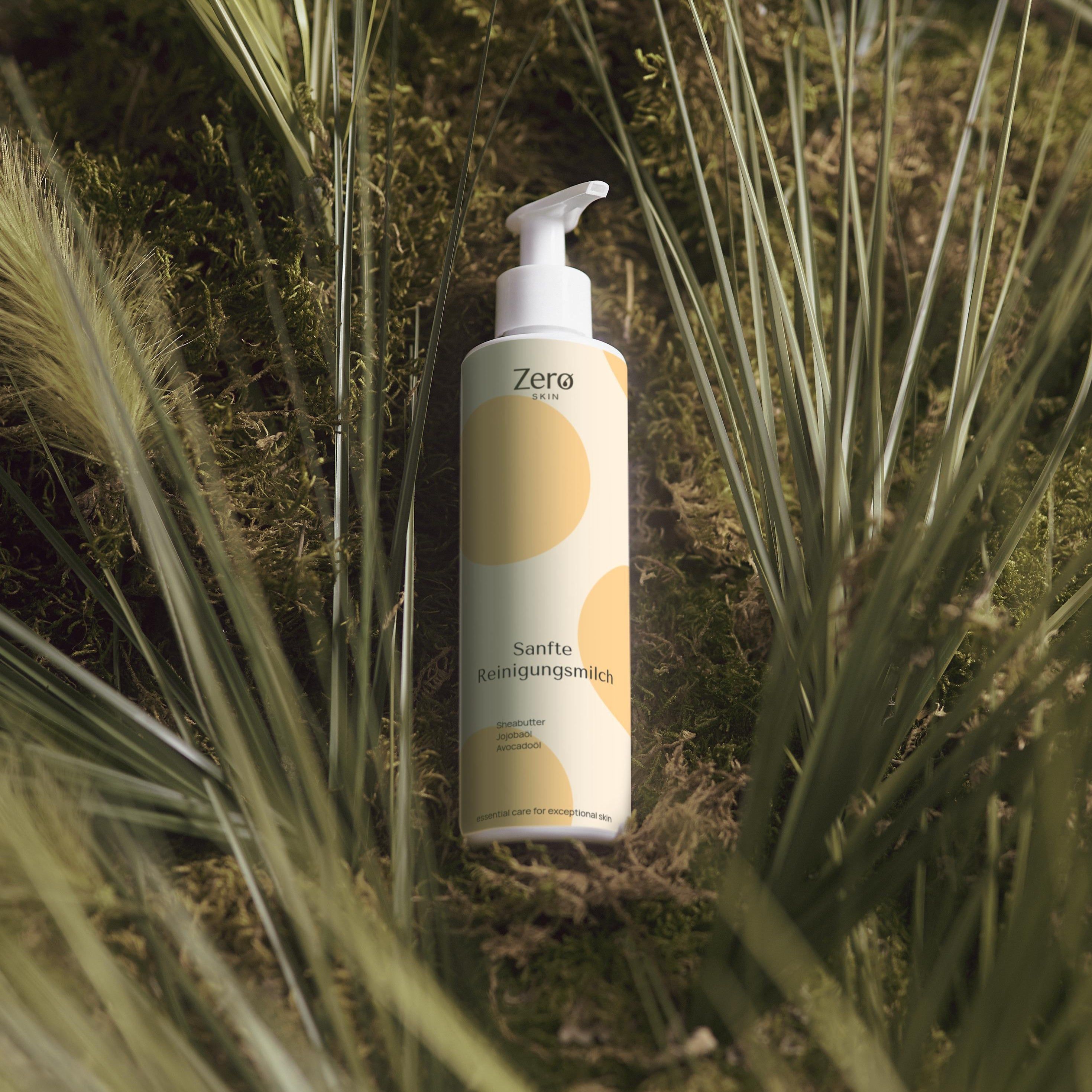 Zero Skin Sanfte Reinigungsmilch, beruhigend pflegend für trockene und empfindliche Haut