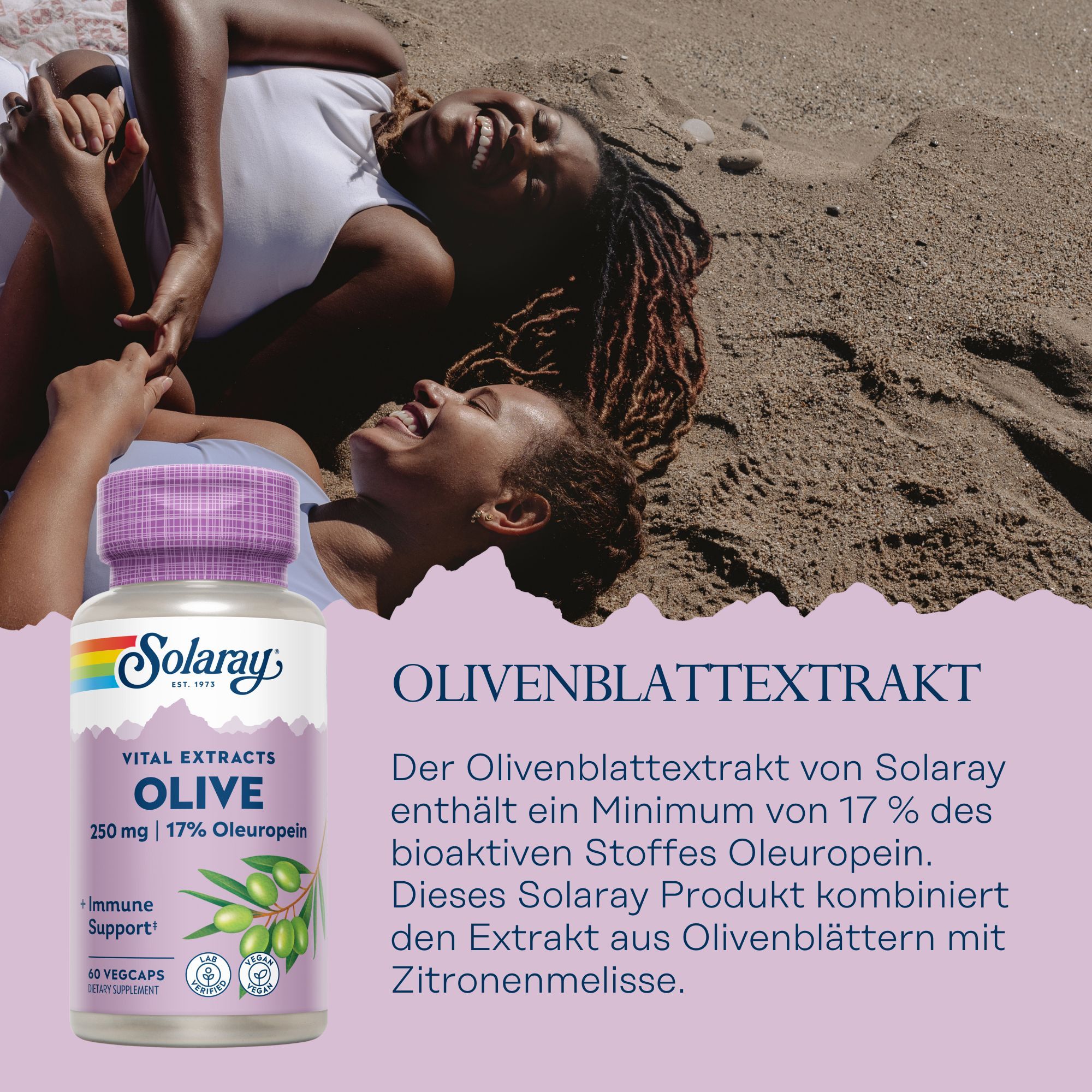 Solaray Olivenblattextrakt 250 mg